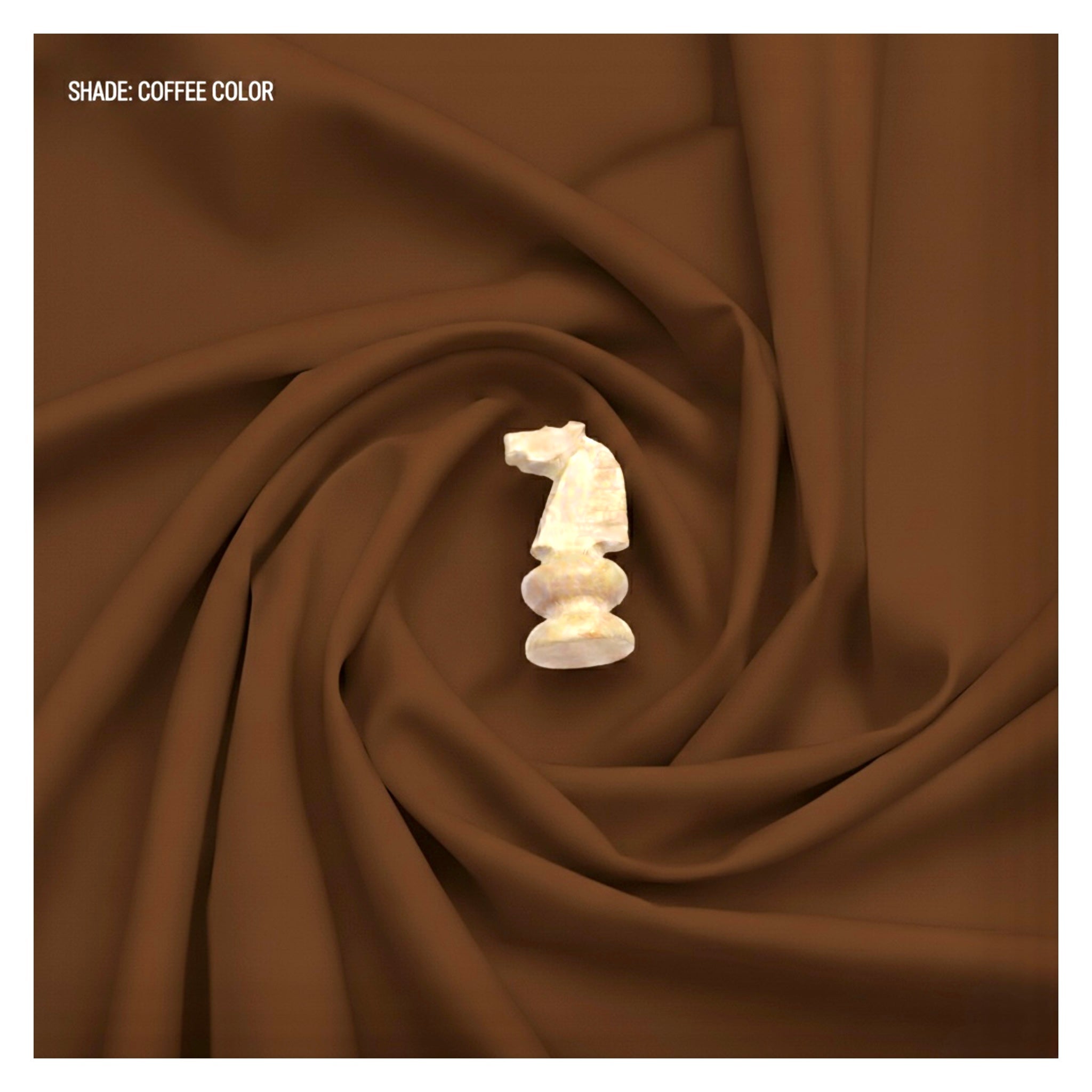 Royal Boski Wrinkle Free All Season Fabric Coffee Brown