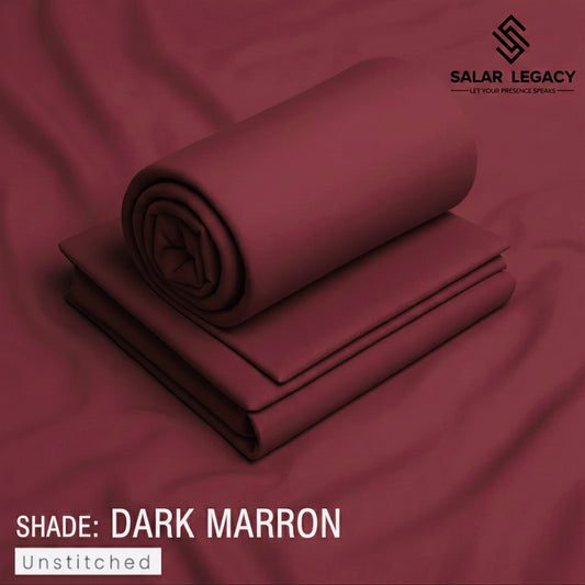 Salar Legacy Prime Wash & Wear Dark Mehroon