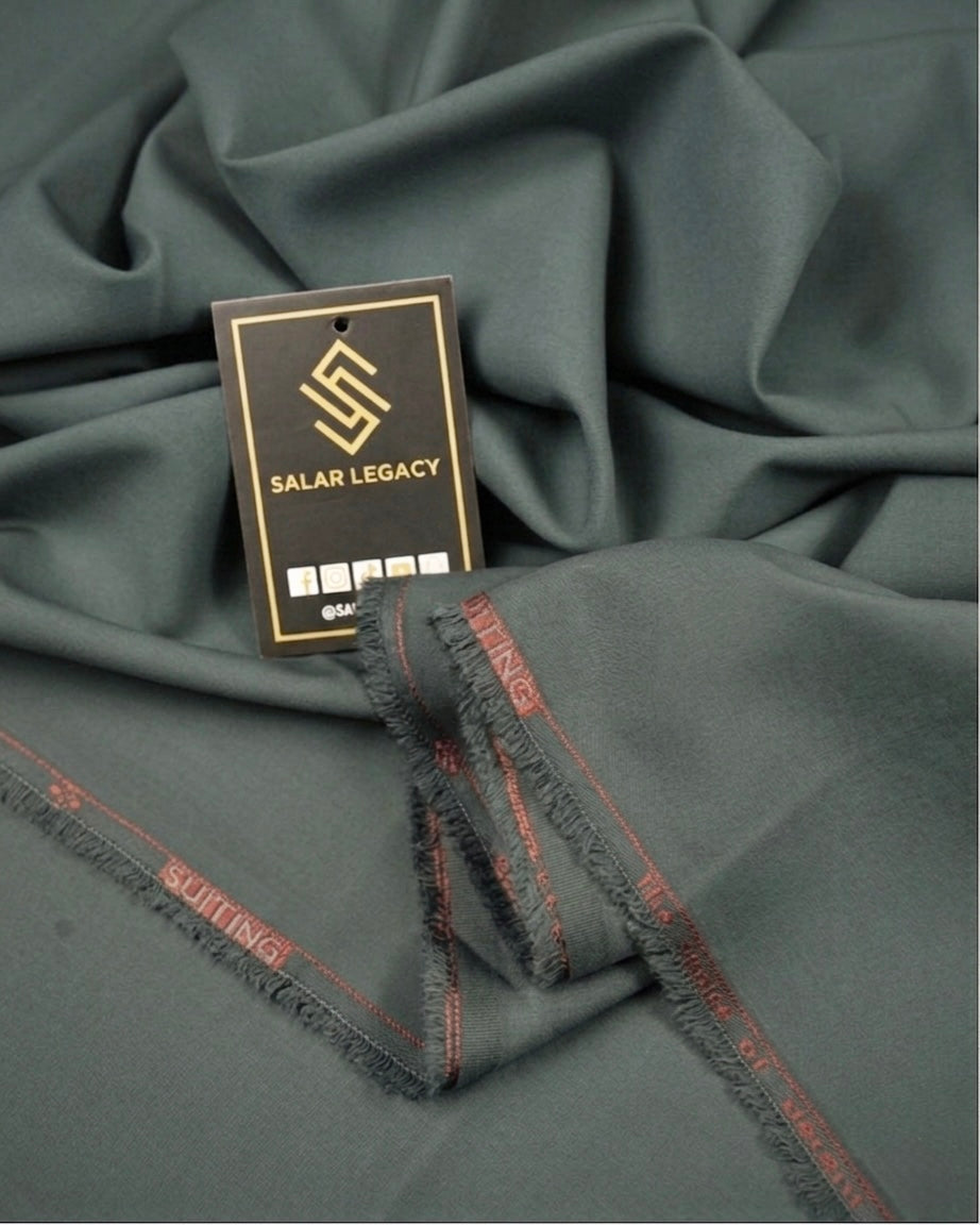 GUL E DAWOODI WASH & WEAR SLATE GREEN