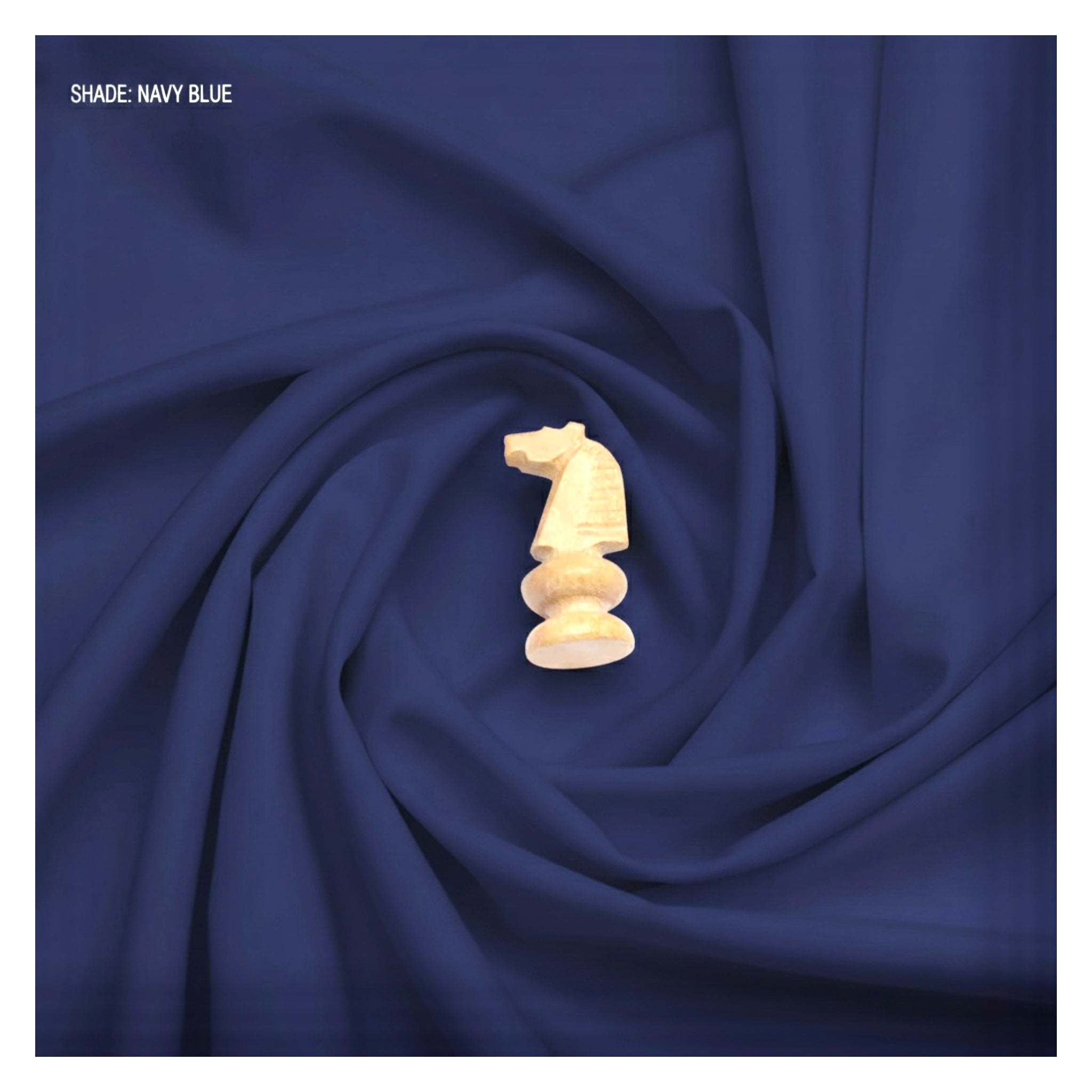 Royal Boski Wrinkle Free All Season Fabric Navy Blue
