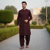 Royal Boski Wrinkle Free All Season Fabric Mehroon