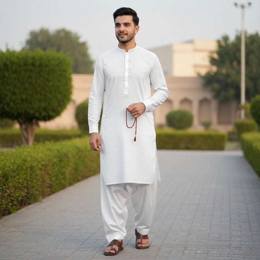 Royal Boski Wrinkle Free All Season Fabric White